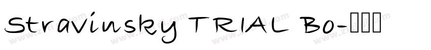 Stravinsky TRIAL Bo字体转换
